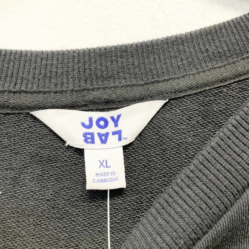 JoyLab Women's Oversized Boxy Sweatshirt Je TAime Black Graphic Size XL - Picture 5 of 6